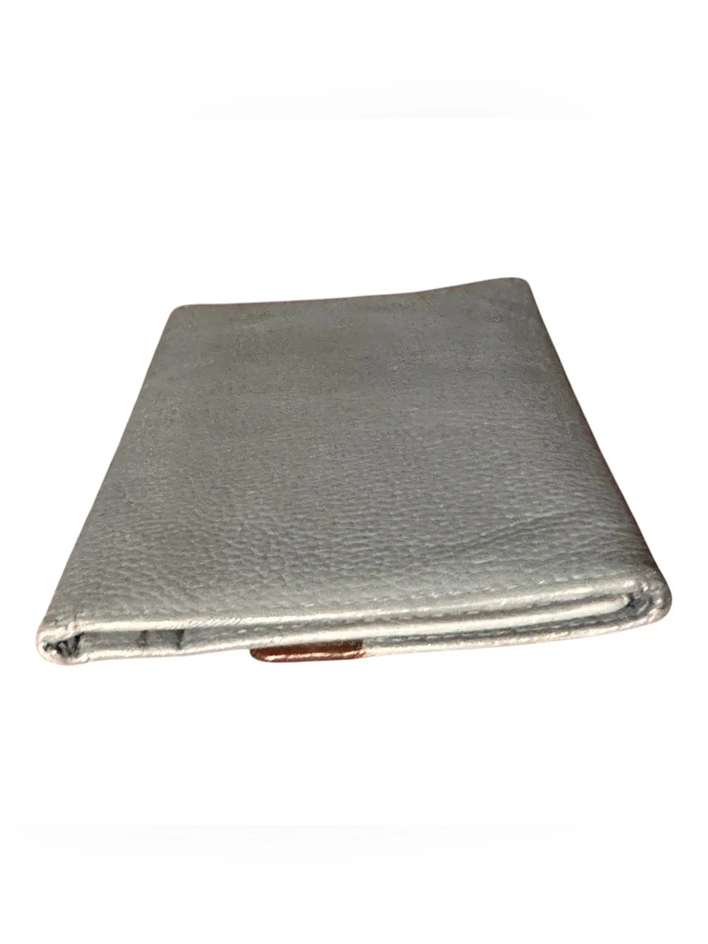 Christian Dior Green Wallet With Signature Embossed Brown Leather